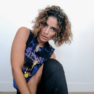 Jessica Clark Instagram - Waiting on downloads. A series.

#purple #jessicaclark #curlyhair #queer #producer
