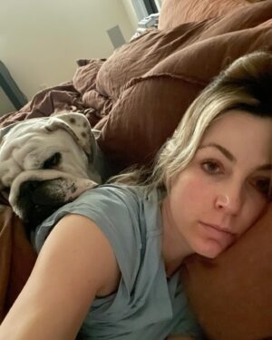 Jessica Knoll Instagram - In 2023 I faced down two major fears—turning forty and parenthood—and neither has been as terrible as I envisioned they would be. I lost my best girl who I miss so much but I gained a new lil best buddy. I went back to my college for a week where I wrote 25k words of my next book in the chapel library where I used to cram for finals. I published a book that was an instant New York Times best seller, a NYT notable book of 2023, an indie next pick, an Amazon editor’s pick, a Goodreads choice nominee and the recipient of four starred reviews from all four of the trades that are not usually very nice to me! I’m really proud of what I accomplished this year and feeling excited for 2024. I can’t wait for Sydney to laugh and for her to recognize Franklin who is desperate for her attention, and to get back to book four and developing Bright Young Women for series 🤞 also excited for the Ina lasagna I’m making tonight and the Lambrusco I’ll drink whilst doing so