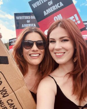 Jessica M. Thompson Instagram - 2%, that’s all we’re asking for! You can keep the rest of the $30 billion.
You’re welcome.

#WGAstrong
#WritersStrike