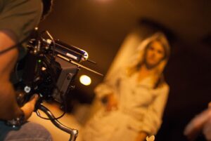 Jessica M. Thompson Instagram - I was clearing out an old hard drive and found some pics I thought I lost!! These are from the set of my second short film, PERCEPIO. Starring the one and only, @allegrace. Shot on #35mm in 2007, (when we were all babies). What memories!
•••
Producer: @carlovelayo
Writer/Director: @jessica.m.thompson
DP: @robertcmorton 
Editor: @elliott.magen
•••
#femalefilmmakerfriday #throwback #whereitallbegan