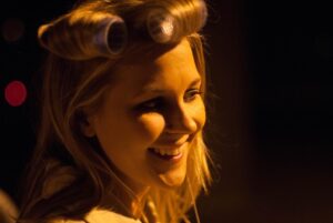 Jessica M. Thompson Instagram - I was clearing out an old hard drive and found some pics I thought I lost!! These are from the set of my second short film, PERCEPIO. Starring the one and only, @allegrace. Shot on #35mm in 2007, (when we were all babies). What memories!
•••
Producer: @carlovelayo
Writer/Director: @jessica.m.thompson
DP: @robertcmorton 
Editor: @elliott.magen
•••
#femalefilmmakerfriday #throwback #whereitallbegan