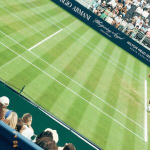 Jessica Madsen Instagram - Thank you @giorgioarmani @giorgioarmanitennisclassic for an amazing day ❤️ playing tennis and watching the greats! 

#giorgioarmani #armanitennisclassic #tennis