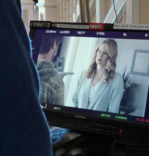 Jessica Morris Instagram - That’s a wrap🎬❤️ Beyond grateful for my writing partner/partner in all things @ribhillis , the producers, the amazing director @linden_ashby , the talented dp @robertvardaroscine & everyone who helped bring this story to life🙌🏻And so so happy that ChuChu kitty came home😺#happygirl