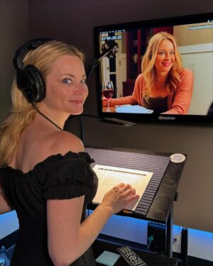 Jessica Morris Instagram - One of my favorite places to do ADR! New movie coming soon!🎬😃Repost from @imageresources
•
Always a highlight to work with the wonderful @jessicamorris01 🎥🎬🎙️#lifetimemovies greatest escape artist! #adr #postproduction #woodlandhills #tvmovies #indiefilmlife #davinciresolve #protools