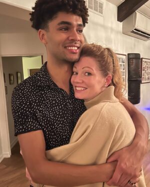 Jessica Oyelowo Instagram - HAPPY BIRTHDAY BIG BABY!!! @asheryelo is 22 today. My gorgeous clever shiny amazing son. I love you, I love your heart, I love your focus and your kindness, your strength and wisdom, your beauty and your silliness. Asher wears many hats as a music producer who also writes and sings all his songs. His music is genuinely brilliant, I’m biased but I’m also a music snob and I LOVE listening to his music. It’s so good. To say happy birthday to my boy follow him and stream his music. Send it to all your friends and you’re welcome for introducing you to him 😂❤️🥳 Love you Asher B 🥰🥳🎉
