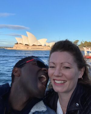 Jessica Oyelowo Instagram - Down Under for a bit of footy ⚽️ and lots of silliness 😜