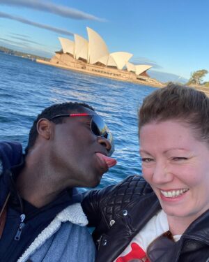 Jessica Oyelowo Instagram - Down Under for a bit of footy ⚽️ and lots of silliness 😜