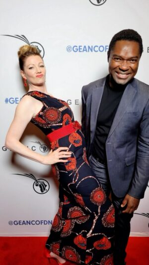 Jessica Oyelowo Instagram - Red carpet silliness at @geancofdn gala this weekend. Go to their page to see how you can help lives be transformed in Nigeria 🇳🇬🇳🇬🇳🇬and happy happy Nigerian Independence Day from the British my friends 🥸