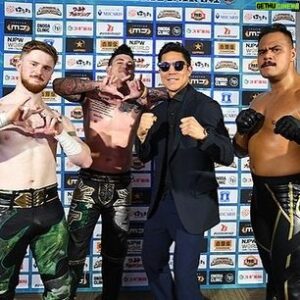Jessie Vargas Instagram - Supporting my bros “United Empire” in their wrestling match @megatjp @francesco_akira @henarenz @great_o_khan 💯 @newjapanpro_wrestling