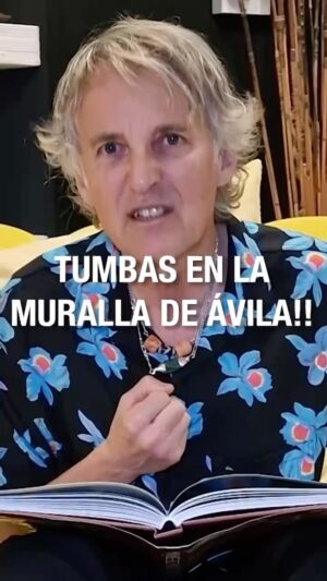 Jesús Calleja Instagram - Se utilizaron tumbas para construir la muralla de Ávila. Alucinante!! Os cuento como pasó!! #Jcyl