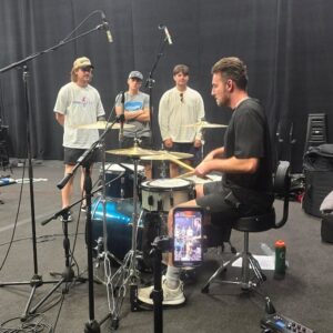 Jet Jurgensmeyer Instagram - First gig with the band this year! Got so many coming up! Go to jetjurgensmeyer.com to see where we’ll be!! #herewecome #theridephase2 #newmusic #nextup @jackmaucere @the_dwt @danielaycockmusic