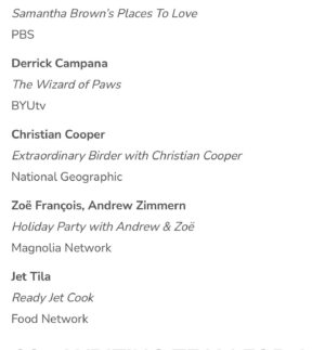 Jet Tila Instagram - Wish us luck #teamtila!  Thanks to the @daytimeemmys for the nomination!  Let’s go @foodnetwork #readyjetcook