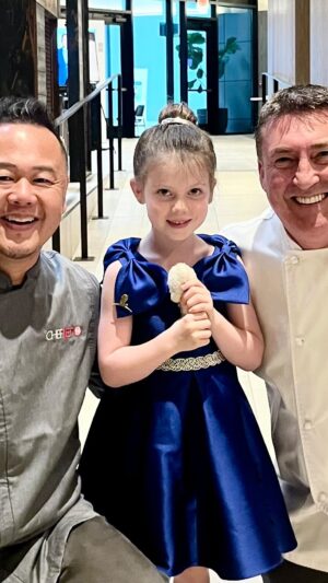 Jet Tila Instagram - Help me support these young warriors and @stjude for taking care of them and their families!  Shout out to @cib2048 @compassgroupusa @foodbuy_us  for sponsoring the event! Click or scan to donate.
