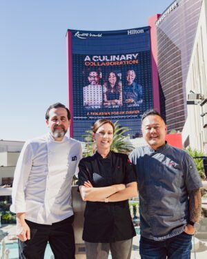 Jet Tila Instagram - What an unforgettable night of culinary collaboration at @CrossroadsKitchen for the Pan-Asian Pop Up Dinner! 🌱🥢 Cheers to Chef @JetTila & Chef @AlitTila for curating incredible flavors and showcasing their take on #vegan Asian cuisine.

Thank you to all the foodies that joined us!✨