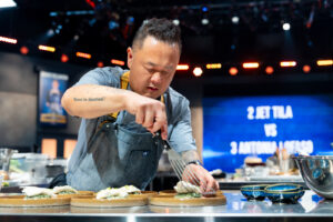 Jet Tila Instagram - The Final 4... I've seen this before. Come on Team Tila, I need you tomorrow night! Tune in: @foodnetwork, 8pm ET. #neverbedaunted