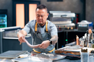 Jet Tila Instagram - The Final 4... I've seen this before. Come on Team Tila, I need you tomorrow night! Tune in: @foodnetwork, 8pm ET. #neverbedaunted