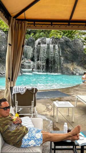 Jet Tila Instagram - Rare sight spotted in the wild….#resting #cabana #jet It’s just too nice here, makes me chill!  Six Pools, 22 oceanfront acres and 2 beaches cmon!  I’m no fashionista nor model lol.  #waileabeachresort