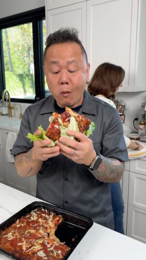 Jet Tila Instagram - 2024 resolution is to get healthy. Lettuce wraps are the future. #resolutions #cheflife #lettucewraps