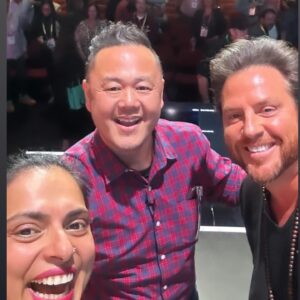 Jet Tila Instagram - I pinch myself on days like this. Still in disbelief that I get to do what? With who?  Love this group of amazing people. Thanks @dotfoodsofficial for having us keynote #dotinnovations2024 !
