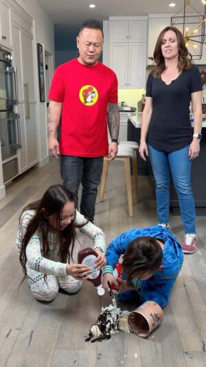 Jet Tila Instagram - When your kids make a mess… #parenting #parentlife @alitila