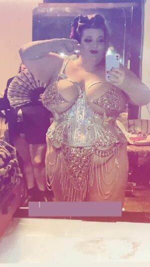 Jezebel Express Instagram - This is for all my new friends! Thanks for being here 💋. A little about me: 
✨I believe that all humans deserve to be treated with respect, and all bodies have equal value.
✨I think body diversity is normal, and strongly believe we need to start thinking about fat folks as “normal people, just bigger.” 
✨I don’t believe you can assess someone’s health by simply looking at their body size, especially since “fat and fit” folks exist, but so do people for whom weight gain is a symptom and not the cause of ill health. 
✨I believe that fat people’s mental health is worth protecting, and that the cruelty and social stigma fat folks experience can be an exacerbating factor in the (underdiagnosed and often untreated) eating disorders that some fat folks struggle with. 
✨I believe personal health is something that should be discussed between a doctor and the patient (and not randoms without access to blood work and/or medical training.) 
✨I don’t think people who share their bodies in public deserve vitriol, (though some of y’all have made sure I know you disagree). 
✨I post what I post and go onstage like I do because I believe fat people deserve to exist in public, and because no one deserves cruel treatment for existing in the body they live in today. If you’re not on board with these very mild, rational statements, I hope you can get there someday. ❤️