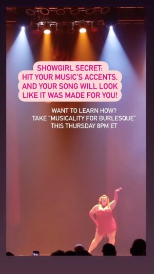 Jezebel Express Instagram - Musicality is an incredibly important dance skill! If you’d like to hone yours, join my workshop this Thursday! 💃 As always, info is in my bio!