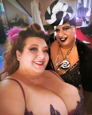 Jezebel Express Instagram - I had such a blast at @lacyknightly123 TEASY BELLE brunch show yesterday— thank you so much for having me! 💃🍳 I didn’t take enough pictures, but I’m glad I managed to snap one with babe @dahlia_kash ! 💕✨🥰