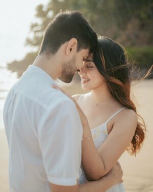 Jheel Mehta Instagram - Them butterflies they come alive when I’m next to you
Over and over the only truth, 
Everything comes back to you✨ @adiplays_

So this happened!!! (image 5)
@ivoryfilms.in Thank you for bringing my Pinterest board & dreams to life! 🥹

#loveAJkal #preweddingportraits #coupleportraits #ivoryfilms #JheelKePyaarMeDube #Jheel&Adi #JheelMehta #PinterestBoard #proposal #proposalideas
