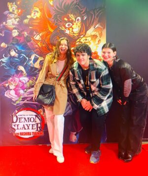 Jill Hennessy Instagram - I must shout thanks & praise to the teams at @ufotable_inc @aniplexusa & @regalunionsquare for the warm embrace given to fans at the #demonslayer #demonslayerkimetsunoyaiba #nyc premiere…& then to have the great #natsukihanae & #hiroshimono introduce the screening - UTTERLY JOYOUS!!! ARIGATO!!! @ella.overton @demonslayer_hc #anime #tanjiro #zenitsu #mitsurikanroji #nezuko ❤️