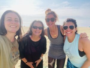 Jill Hennessy Instagram - Huge thanks & love to @jamiecoppamusic @seabrightbeachyoga for the celestial vibes & beautiful practice! We miss you Christa!!! @jujubrooklyn @christarusso_ #yoga #beachyoga #jerseyshore
