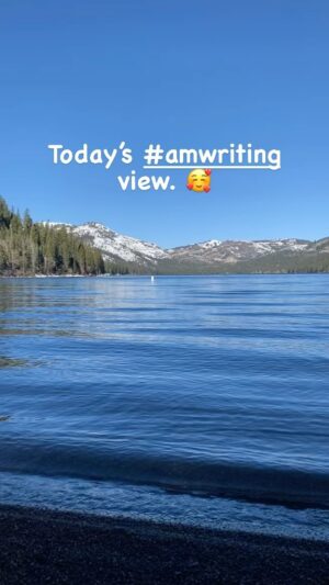 Jill Shalvis Instagram - The sound of the water lapping at the shore is the best music to write to.