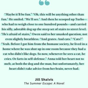 Jill Shalvis Instagram - Just a few teases of THE SUMMER ESCAPE, out now! 🥰 (hit link in profile). Also. I wished for summer. I did. But now that it’s here, and HOT, i sorta miss spring. 🙃