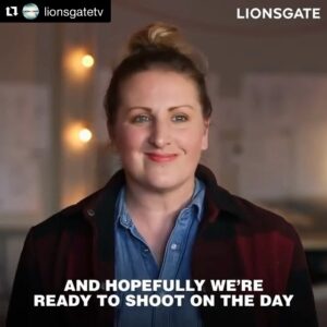 Jillian Meyers Instagram - Yes Mand! Yes Jeffu! YES TEAM DANCE!! 🧡 Just a little piece of a very big dance pie 😊 So proud of the cast and dancers!! #zoeysteamdance 
#Repost @lionsgatetv with @get_repost
・・・
Choreographer Mandy Moore takes us behind the scenes of a @ZoeysPlaylist musical number. What's been your favorite so far? 🤩🎶 #ZoeysPlaylist