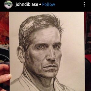 Jim Caviezel Instagram - I've been receiving amazing artwork from everyone and I'm blown away by so many of them. Thank you for including me in your pieces...truly humbling. God bless you! Jim

@artistleonardohidalg @dannispastelart @will_art_hmo @reese_tano @tatjanaf_art @abiarts1999 @johndibiase @rusticspacefiddle @siniishar @kindredmindbodysoul AND  @annian95 who is the original Artist of #10 
#jimcaviezel 
#therealjimcaviezel 
#passionofthechrist 
#poi
#johnreese