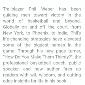Jim Caviezel Instagram - Phil Weber is a premier advisor, coach and motivator for NBA and college championship teams and superstars. Now as an author Phil's using his life experiences to share his wisdom to everyone who wants to motivate others and/or achieve their own God given purpose and utilize their gifts effectively. It's a great road map for parents, coaches and employers! Phil's been a friend for many years, I love what he does in his career and this book is fantastic! Grab it for yourself or give it to coaches, friends or family who need it instead of Christmas pajamas 😉

#philweber
#NBA
#motivation
#lifecoach
#basketball

#jimcaviezel