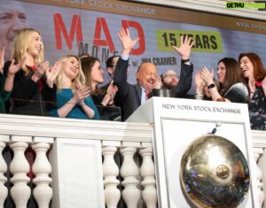 Jim Cramer Instagram - What an honor to ring the opening bell this morning! The 15th anniversary celebrations are only beginning!