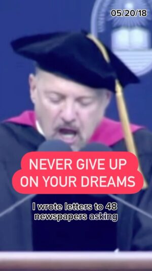 Jim Cramer Instagram - I learned this lesson at a young age, but you will prevail with perseverance and hard work. Follow your dreams!
