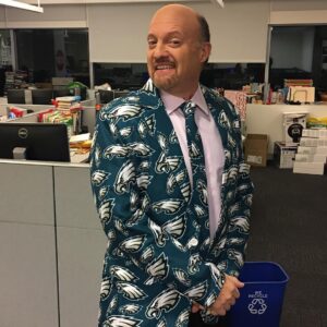 Jim Cramer Instagram - Now this is the look of a REAL @philadelphiaeagles fan