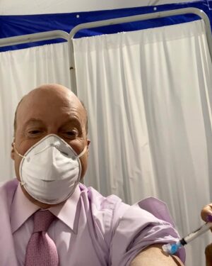 Jim Cramer Instagram - Today is a great day! I encourage all of you who are eligible to get the COVID-19 vaccine. One of the greatest things about turning 65. Even if it looks like there are no appointments left, don’t be discouraged, keep refreshing that page and you can get an appointment too!