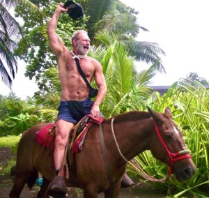 Jim Newman Instagram - Yeeeee Haaaaaw! Back in the saddle again! #horses #beach #costarica #yeehaw #daddies