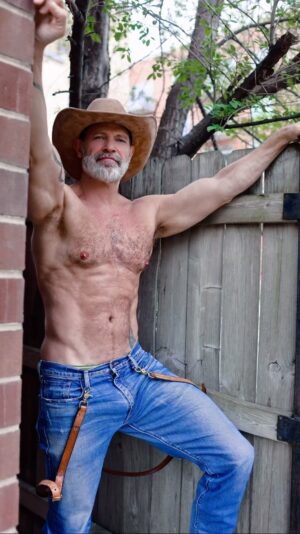 Jim Newman Instagram - Day 2 of  Cowboy week! (I’m on the road so gonna make my week is Wednesday to Wednesday hehe) phot by @luymer_photography #cowboyweek #cowboy #gaycowboy #giddyup #yeehaw #saveahorse