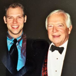Jim Newman Instagram - Happy Fathers Day! Opening night at Steel Pier on Broadway. It was my first Original a Broadway Cast, my 1st Principle contract, my first cast album, my first Tony awards and Kristen Chenoweth played my wife (her Broadway debut) and Deb Monk played my love interest and my Dad, my biggest cheerleader, was there for this and more importantly all the regional shows and the shitty off- off Broadway shows and there floating me a little money for a few weeks for rent until I could pay him back that led to this career changing moment! I love you, I miss you and thanks for hanging around (we talk all the time actually even though he died 10 years ago) :) happy Fathers Day! #fathersday #broadway #theatrekid #supportivedad