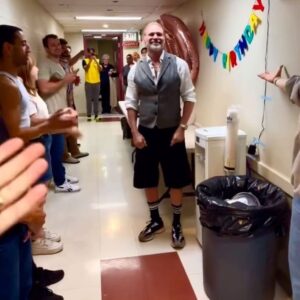 Jim Newman Instagram - Thanks cast ans crew for the birthday love! 🥰🥰🥰 I love this company? 😘😘😘😘 #birthdayboy #60