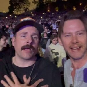 Jimmi Simpson Instagram - Thank you @thecure for the show and countless hours of feelings. Thanks @marikacahn for the tickets. Thanks @jamesroday for being my new wave ride or die. 🖤🖤🖤
#hollywoodbowl