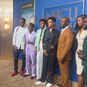 Jimmy Akingbola Instagram - Manifesting Emmys for our show #BelAir 

At the @nbcuniversal FYC House. 

Suit: @garconcouture 
Hair: @groomcity 
Jewelry: @umutoniofficial 
Glasses: @overlookframes 
Watch: @gucci 
Stylist: @inisikpe 
Show: @belairpeacock 

#emmys #fyc #event #belairpeacock #banksfamily #blackexcellence #geoffrey #season2 #vote #lovemyjob

📸: @richpolk