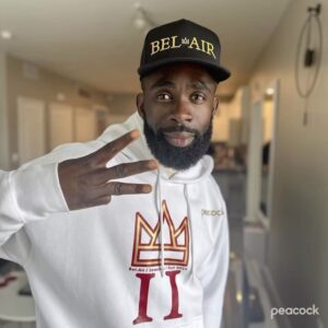 Jimmy Akingbola Instagram - They can’t get rid of us that easy. 😉We’re coming back for more drama, fashion, grit, and laughs. #BelAirPeacock is coming back to your screens for Season 3, only on @peacock! 

@willsmith @cooperfilms @westbrook @belairpeacock 👑

SEASON 3🔥🔥🔥🔥🔥🔥🔥🔥🔥🔥🔥🔥🔥