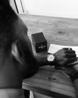 Jimmy Akingbola Instagram - It’s a @breitling ting and a london ting!

Great Night & Vibes. Thank you @breitling ⌚️

#LondonSummer #BlackAndWhite #Breitling #BreitlingKnightsbridge 

📷: @loxphoto