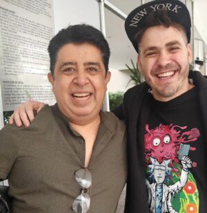 Jimmy Álvarez Instagram - Hoy conoci a una persona muy buena onda que me recuerda a la comedia de antes, a mi infancia