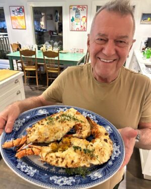 Jimmy Barnes Instagram - How long since anyone’s had a Lobster Mornay? Must be over 30 years for me. @jane13barnes took me back to the 80’s for dinner, I have to say it was fantastic. The river has gone down pretty quickly, what a difference a day of sunshine makes.