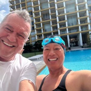 Jimmy Barnes Instagram - There’s sunshine, there’s sea air, I’m in the Land of Smiles with my girl... What more can I ask for?

@jane13barnes
